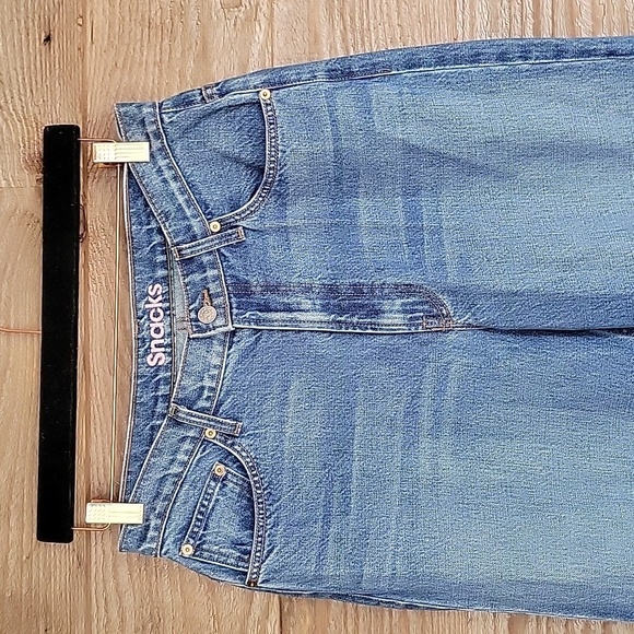 MOTHER Size 30 High Waist Double Stack Ankle Straight Jeans Delicious Memories - Picture 2 of 9